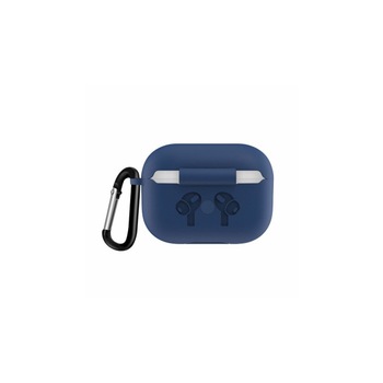 Husa pentru Apple AirPods 3/AirPods Pro, Bleumarin Husa pentru Apple AirPods 3/AirPods Pro, Bleumarin