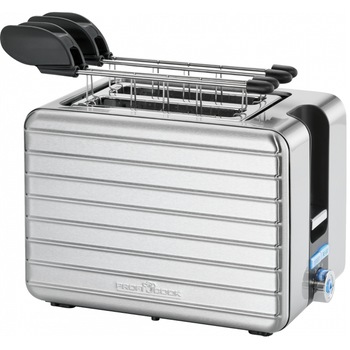 Prajitor de paine ProfiCook, PC-TAZ 1110, 2 felii, decongelare, incalzire, oprire automata/manuala, clesti din otel inoxidabil, accesoriu chifla, argintiu Prajitor de paine ProfiCook, PC-TAZ 1110, 2 felii, decongelare, incalzire, oprire automata/manuala, clesti din otel inoxidabil, accesoriu chifla, argintiu