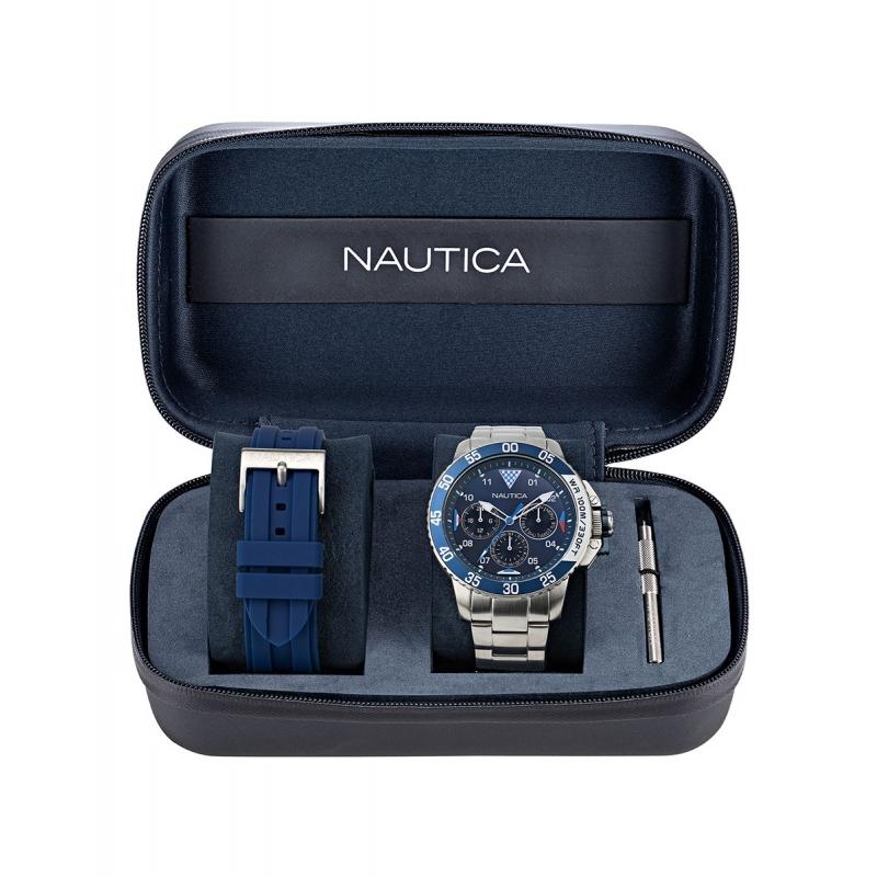 Ceas barbatesc Nautica NAPBHS019 Quartz Argintiu