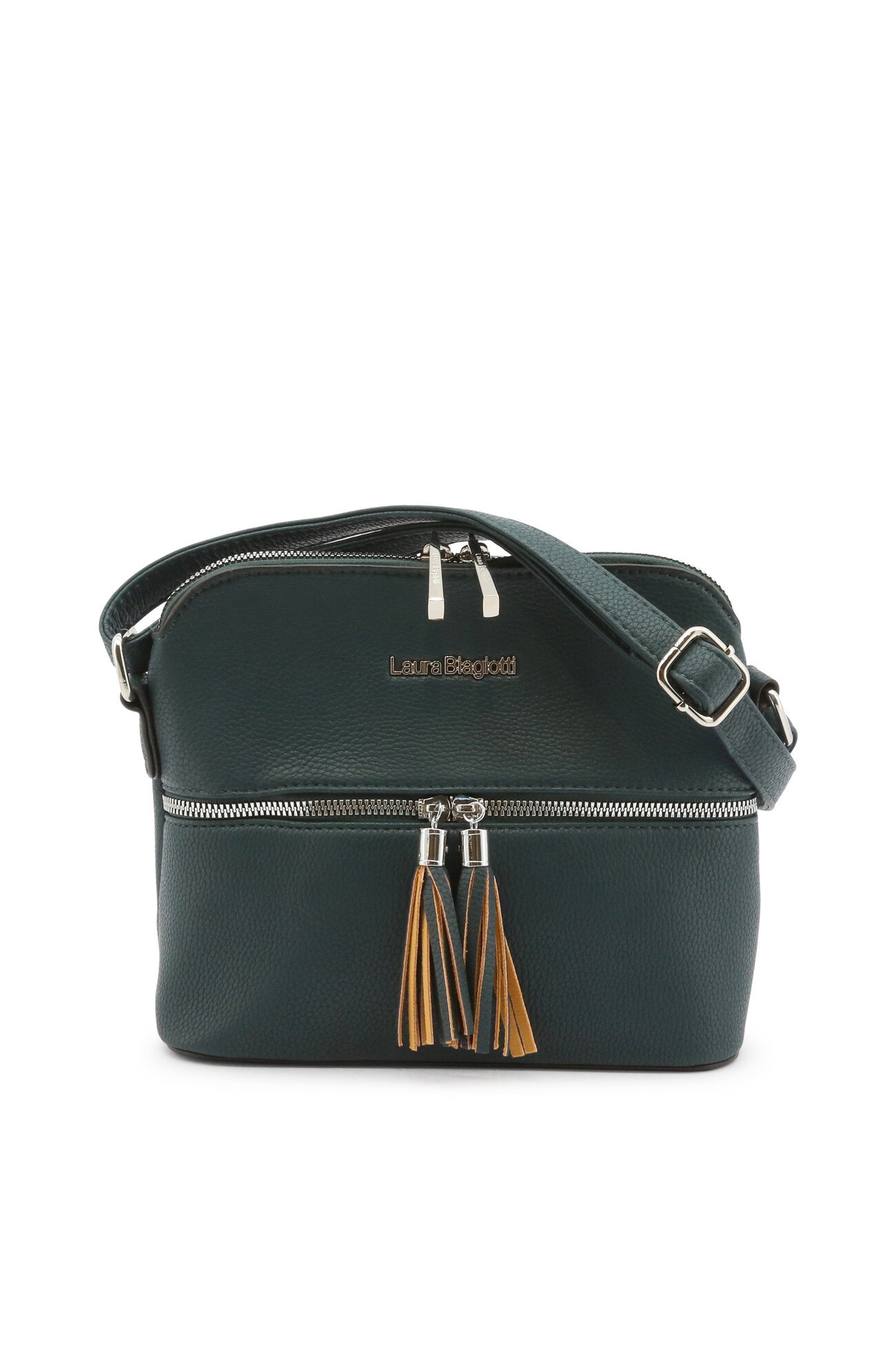 Geanta de umar femei Laura Biagiotti model Crinkle_LB21W-302-2, Verde