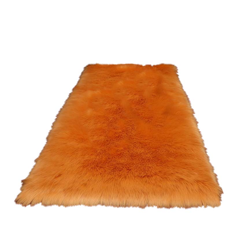 Covor de plus premium cu gramada lunga - portocaliu, 120x170 cm