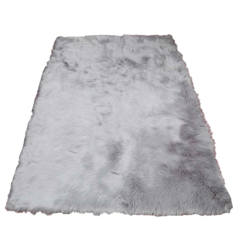 Covor de plus premium cu gramada lunga - gri, 120x170 cm