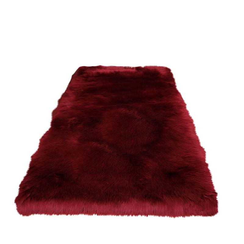 Covor de plus premium cu gramada lunga - burgundy, 180x250 cm