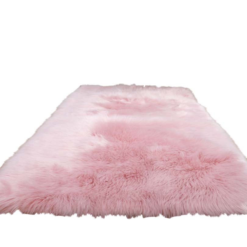 Covor de plus premium cu gramada lunga - roz, 200x300 cm