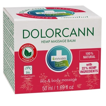 Unguent spate, muschi, articulatii, tendoane Dolorcann Organic 50ml Unguent spate, muschi, articulatii, tendoane Dolorcann Organic 50ml