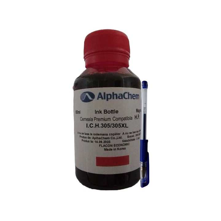 Flacon Cerneala AlphaChem Compatibil HP (305) 1x100ml 3YM60AE Magenta