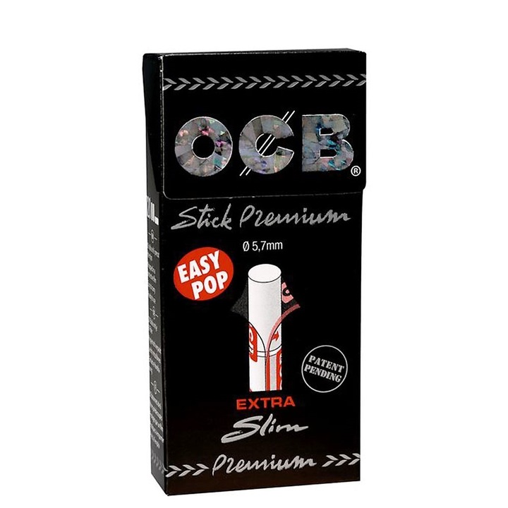 Филтри за свиване на цигари OCB Stick Premium Easy Pop, extra slim, 5.7mm, 120 броя