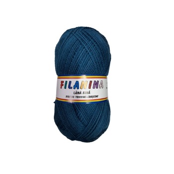 Fir tricotat, Filanina , Denim 292 , lana 100%, 400m/100g Fir tricotat, Filanina , Denim 292 , lana 100%, 400m/100g