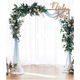 Arcada metalica pentru flori, Nunta, DIY, 2x2 m, Auriu