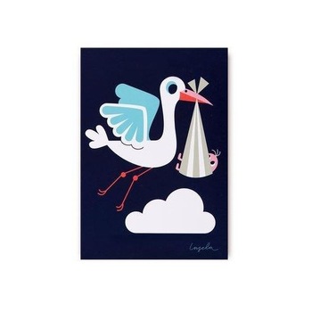 Carte postala - Barza Carte postala - Barza