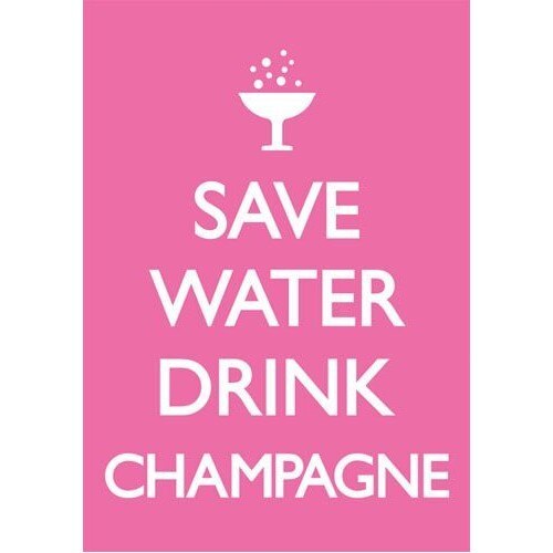 Carte postala - Save Water Drink Champagne