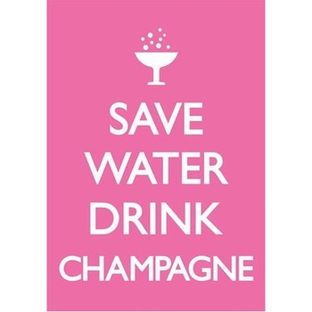 Carte postala - Save Water Drink Champagne Carte postala - Save Water Drink Champagne