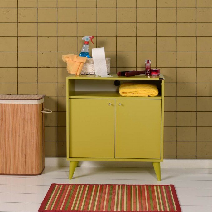 Comoda multifunctionala Adore, 73 x 79 x 42 cm, Verde, grosime PAL 18 mm