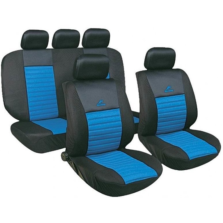 CarCo Racing Tango Autó üléshuzat készlet, univerzális, légzsák rendszer, kék
