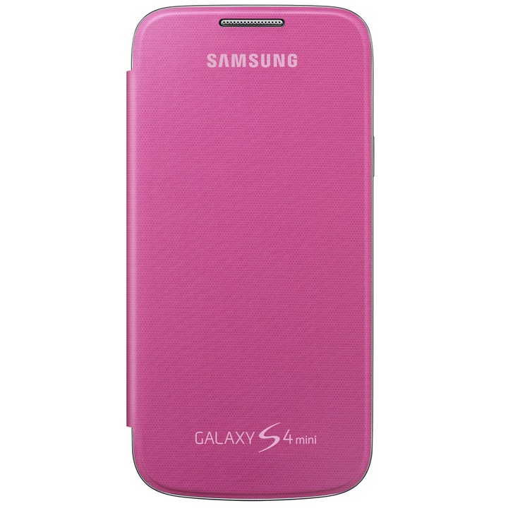 Калъф Samsung Flip Cover EF-FI919BPEGWW за Galaxy S4 Mini, Розов