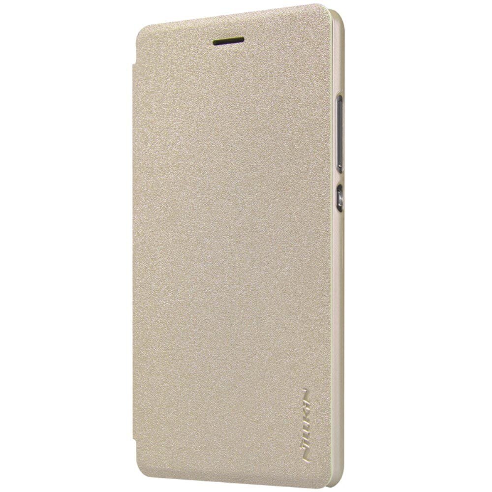 Flip Cover, Nillkin, Sparkle leather pentru Huawei Ascend P9 Lite, gold
