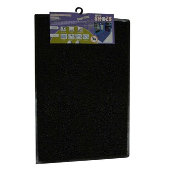 Stergator de exterior Happy Shoes, bucle vinyl,14mm, 90x60cm, Negru Stergator de exterior Happy Shoes, bucle vinyl,14mm, 90x60cm, Negru