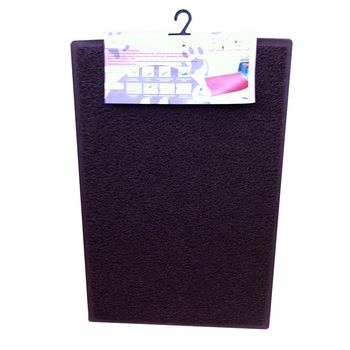 Stergator de exterior Happy Shoes, bucle vinyl, 12mm, 90x60cm, Maro Stergator de exterior Happy Shoes, bucle vinyl, 12mm, 90x60cm, Maro