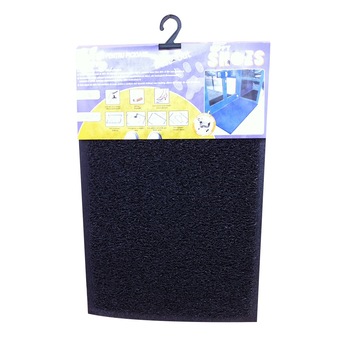 Stergator de Exterior, trafic intens, bucle vinyl, negru , 14mm, 60x40cm Stergator de Exterior, trafic intens, bucle vinyl, negru , 14mm, 60x40cm