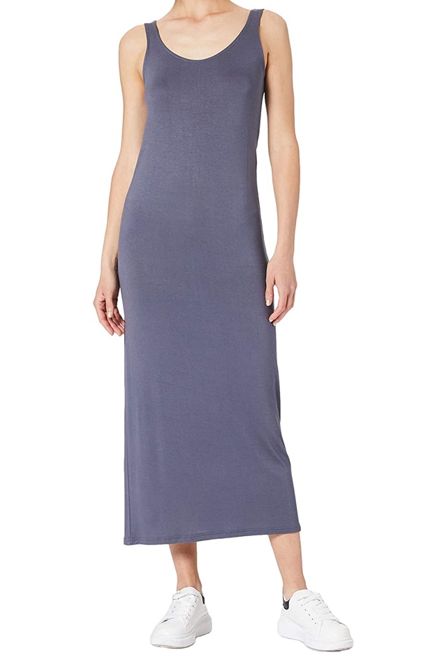 Rochie maxi dama 'Kalli' Pieces, albastra, M