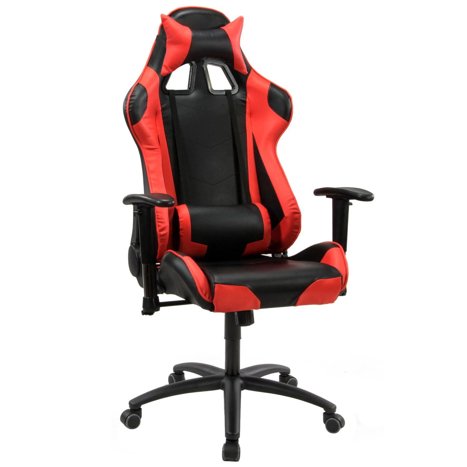 Scaun de gaming pentru gaming, tetiera, cotiere, inaltime si inclinare reglabile, forme ergonomice, 137 x 68 cm