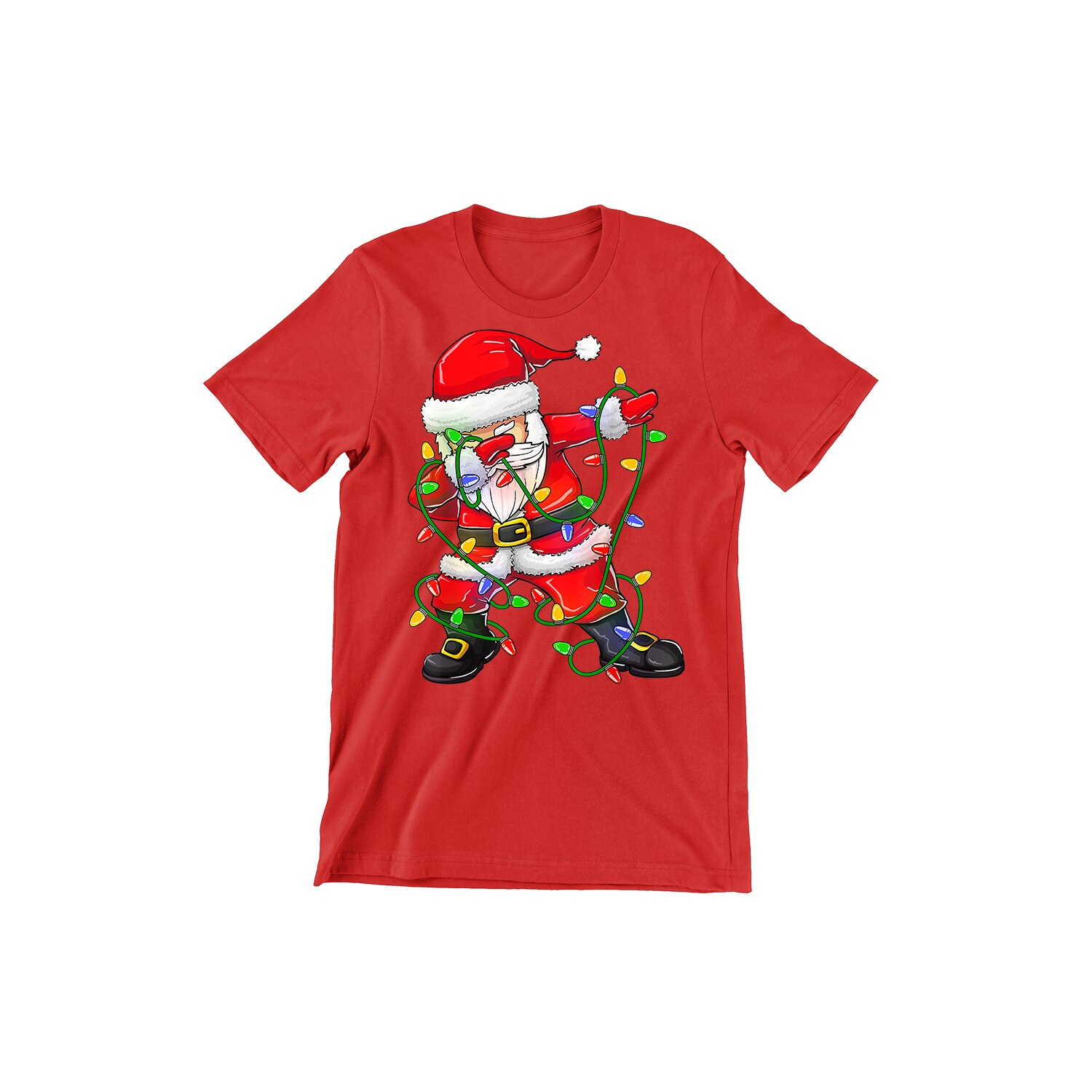Tricou Copii, Dabbing Santa 2, rosu