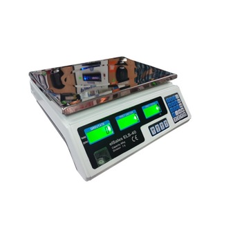 Cantar Electronic Comercial DOW, Afisaj dublu, Masa maxima suportata 40 Kg, Afisaj LCD, Platforma Inox, Indicator nivelul baterie, Design Compact Cantar Electronic Comercial DOW, Afisaj dublu, Masa maxima suportata 40 Kg, Afisaj LCD, Platforma Inox, Indicator nivelul baterie, Design Compact