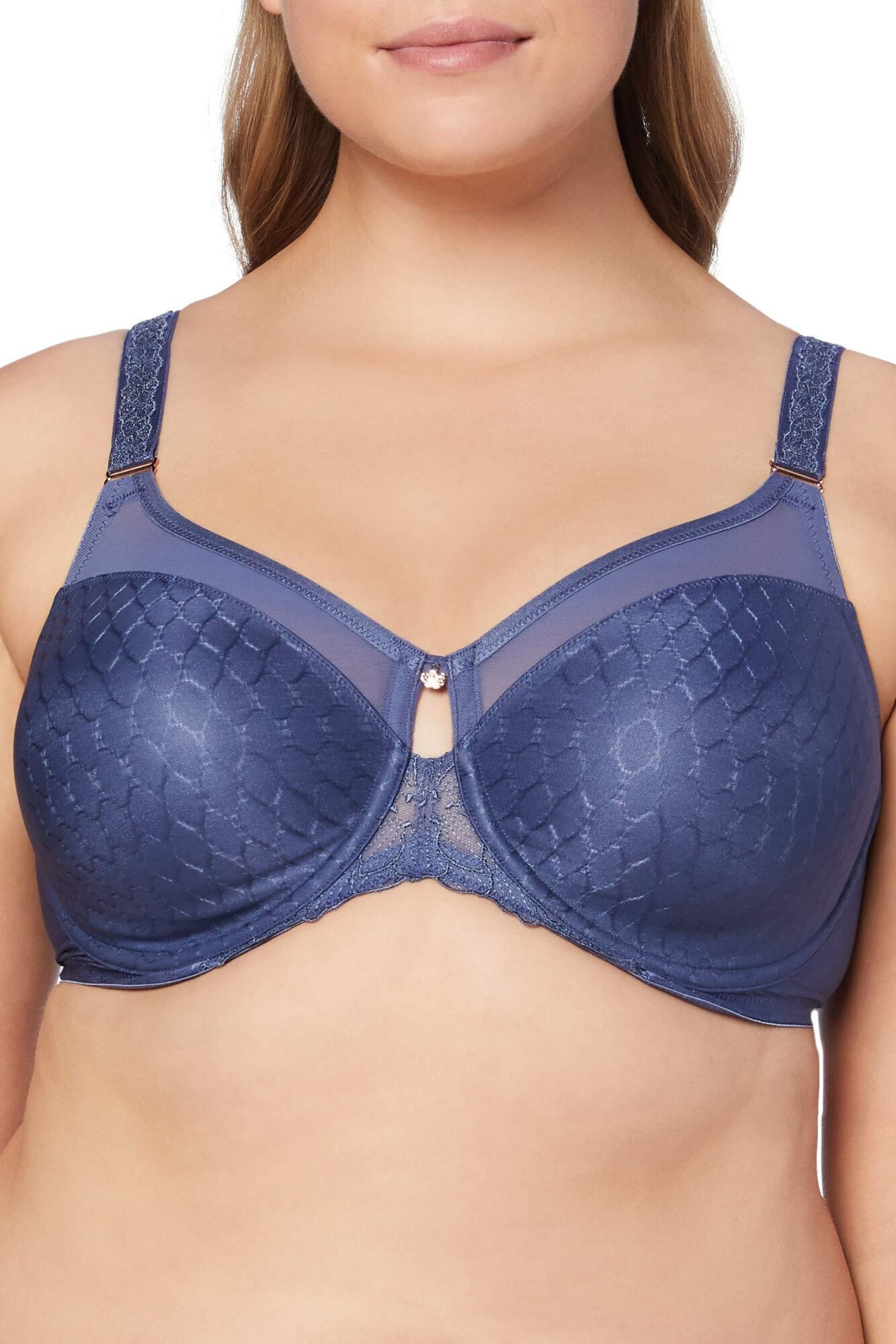 Sutien Triumph, Azalea Florale W01, Albastru