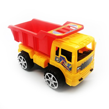 Camion Basculanta de plastic, cu bena rabatabila, 14 cm, mecansim Rev-N-Go, Vision® Camion Basculanta de plastic, cu bena rabatabila, 14 cm, mecansim Rev-N-Go, Vision®