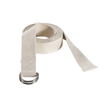 Curea de Yoga premium, Natur, 100% Bumbac, 300 x 4 x 0.2 cm Curea de Yoga premium, Natur, 100% Bumbac, 300 x 4 x 0.2 cm