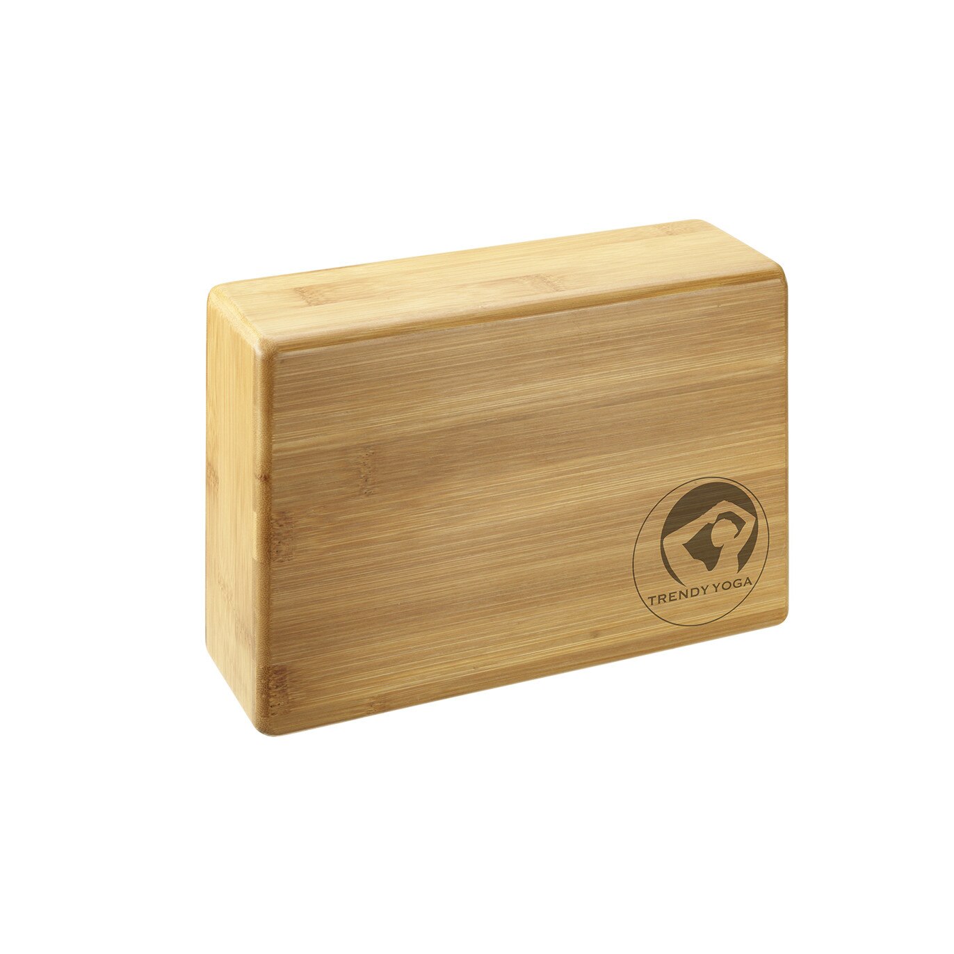 Caramida yoga block, Bambus, Natur, 23 x 15 x 7.5 cm