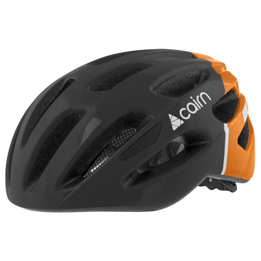 Casca ciclism, CAIRN PRISM 242, S 52-55 cm Negru/Portocaliu