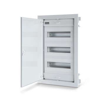 Tablou, Scame, incastrat, ingropat, ST, usa opaca, 3 randuri, X, 12 module, ( 36 module ) 677.3036.2 Tablou, Scame, incastrat, ingropat, ST, usa opaca, 3 randuri, X, 12 module, ( 36 module ) 677.3036.2