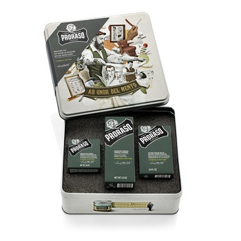 Set de barbierit cu after shave balsam 100 ml, crema de barbierit 100 ml si crema pre-save 100 ml, Proraso, Cypress Vetyver Set de barbierit cu after shave balsam 100 ml, crema de barbierit 100 ml si crema pre-save 100 ml, Proraso, Cypress Vetyver