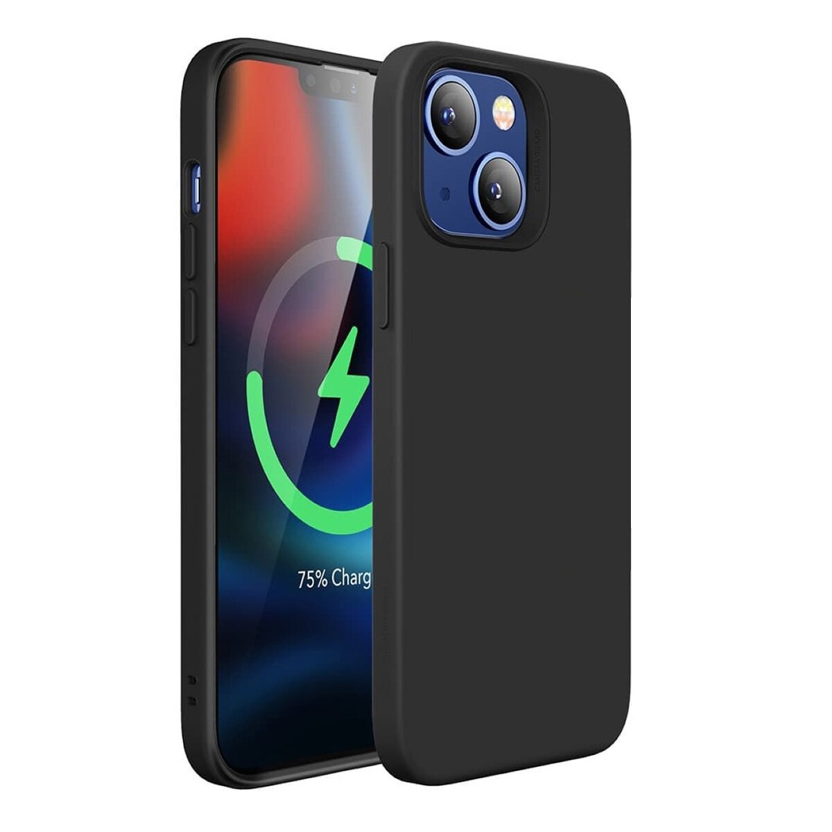 Husa pentru iPhone 13 ESR, Wireless charging, Poliuretan termoplastic, Negru
