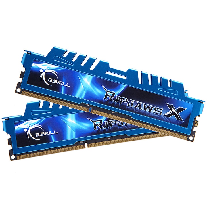 Memorie G.SKILL RipjawsX, 16GB (2x8GB) DDR3, 2400MHz CL11, Dual Channel Kit