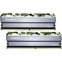 Memorie G.SKILL Sniper X Classic Camo, 16GB(2x8GB) DDR4, 3000MHz CL16, Dual Channel Kit