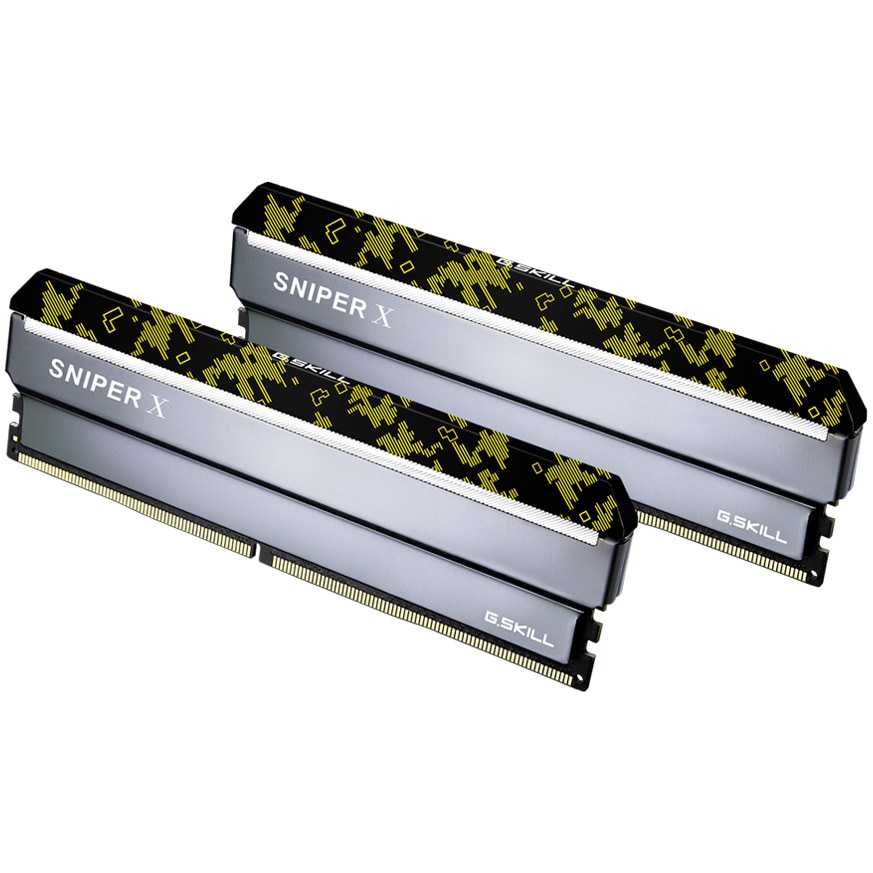 Memorie G.SKILL Sniper X Digital Camo, 16GB(2x8GB) DDR4, 3000MHz