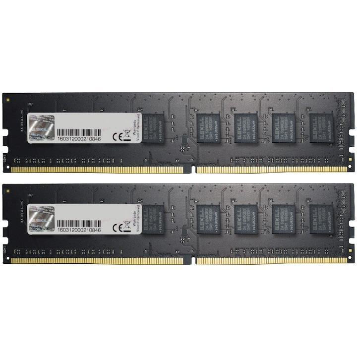 Памет G.SKILL Value, 16GB(2x8GB) DDR4, 2666MHz CL19, Dual Channel Kit