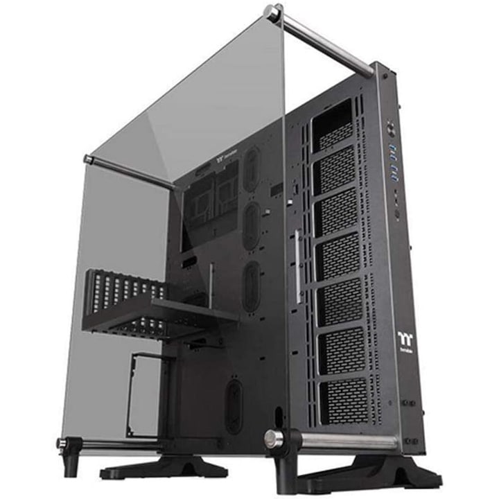 Carcasa Inter-Tech MA-01 Micro, Mini Tower, fara sursa, mATX, neagru