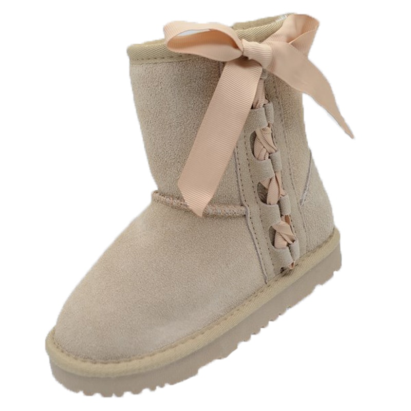 Cizme imblanite pentru fete Tom Miki C-T39-95-D-28, Bej 64871