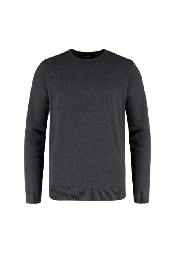 Pulover din bumbac pentru barbati, Volcano, Rado, Negru, Negru