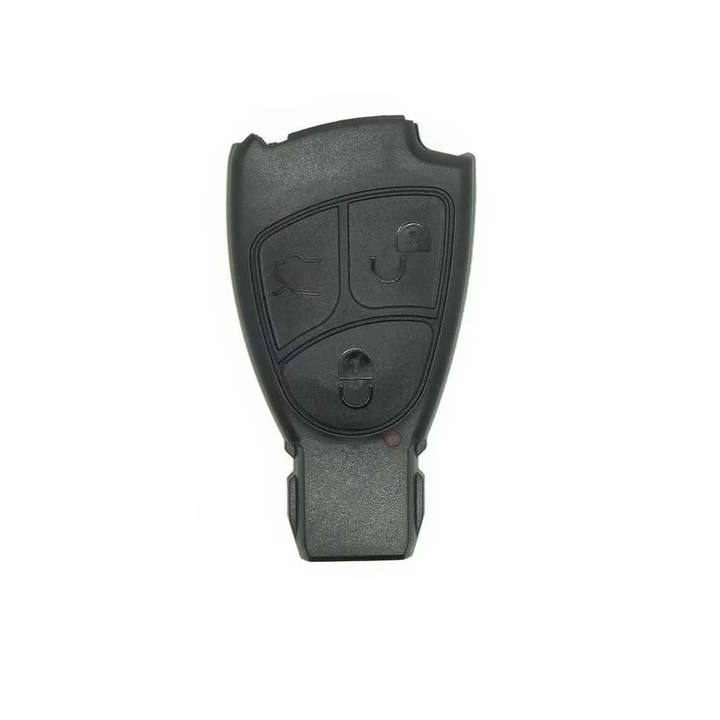 Mercedes Benz 3 gombos kulcsház, kompatibilis: A osztály, C osztály, E osztály, S osztály, CL, CLK, CLS, ML, SLK, Sprinter, Vito, W168, 169, 202, 203, 204, 210, 211, 212, 220, 221