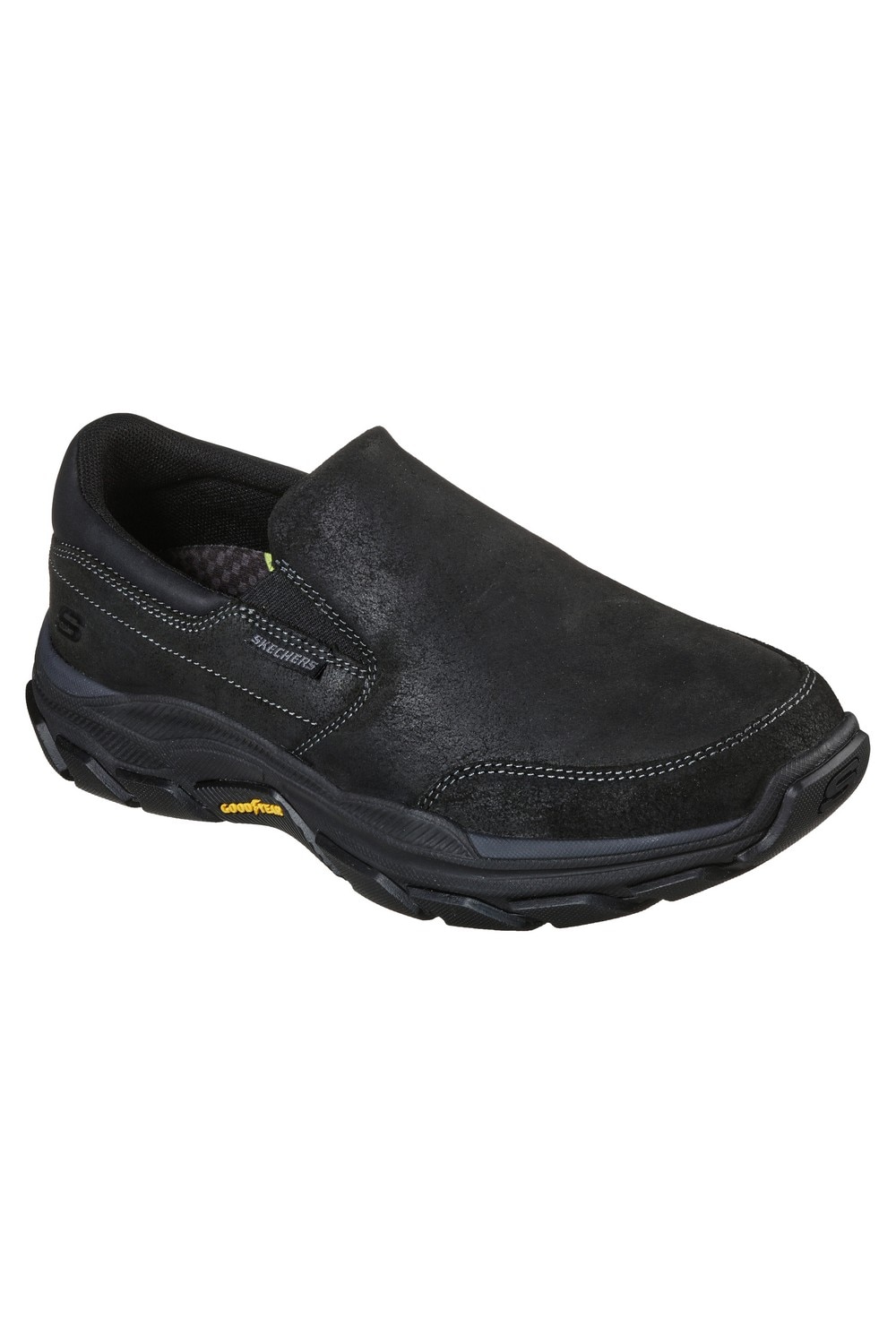 Pantofi Slip On Respected Calum, Skechers, Negru, 40 EU