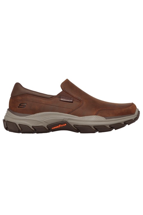 Мъжки обувки без обувки Respected Calum, Skechers, кафяви, Кафяв