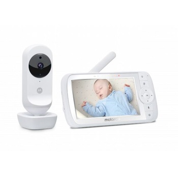 Monitor audio pentru copii Motorola Electronic Nanny Ease 35, 5 inch, Alb Monitor audio pentru copii Motorola Electronic Nanny Ease 35, 5 inch, Alb
