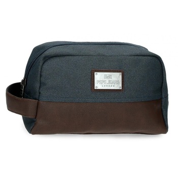 Borseta mana 25 cm Pepe Jeans Scratch, albastru Borseta mana 25 cm Pepe Jeans Scratch, albastru