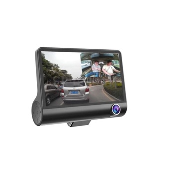 Camera Video Auto Tripla , Full-HD, 3 Camere - Fata/Spate/Interior, Display 4 Inch, G Senzor, 170 grade JRH® Camera Video Auto Tripla , Full-HD, 3 Camere - Fata/Spate/Interior, Display 4 Inch, G Senzor, 170 grade JRH®