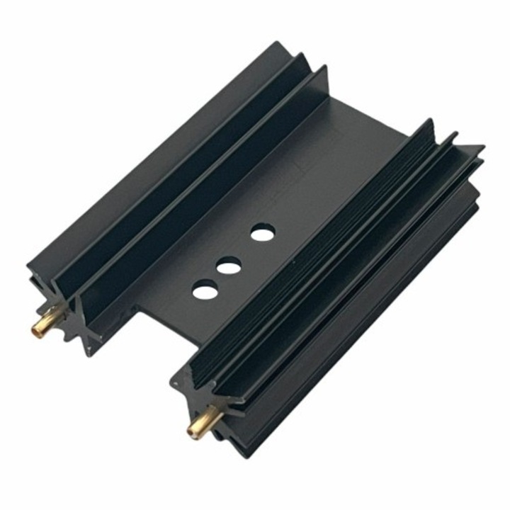 Radiator extrudat, aluminiu, 50.8mm x neagra, FISCHER ELEKTRONIK, SK104-51STS, T137070