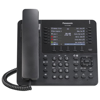 Telefon digital proprietar KX-DT680, display color 4,3 inch, 12 x 4 taste programabile Telefon digital proprietar KX-DT680, display color 4,3 inch, 12 x 4 taste programabile